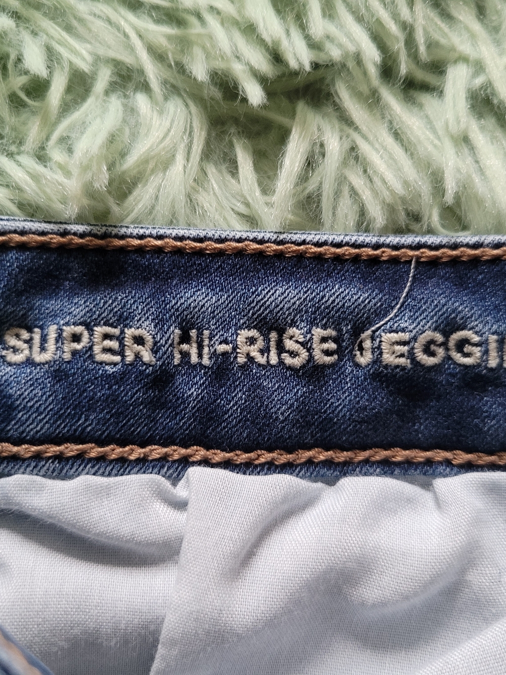 American Eagle Outfitters Women's Dark Blue Jeggings - Picture 5 of 6